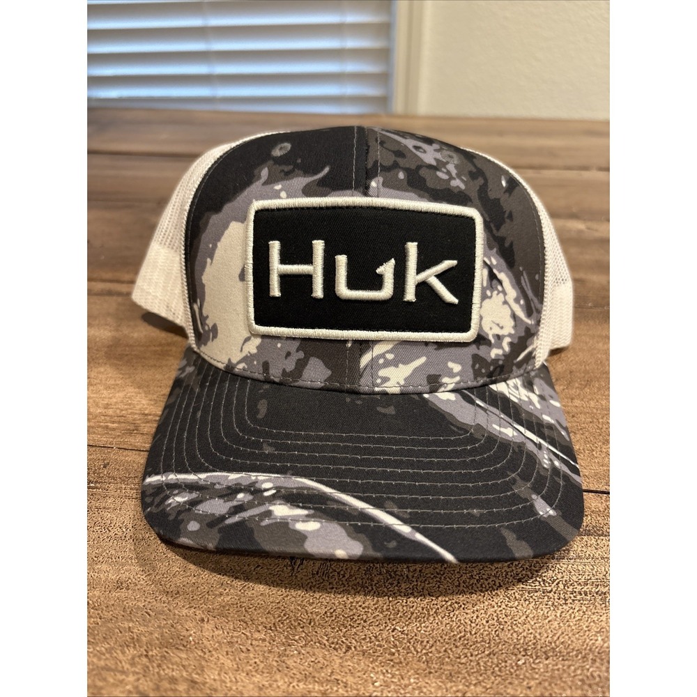 HUK Performance Fishing‎ Hat Adjustable Snapback Cloud Dye
